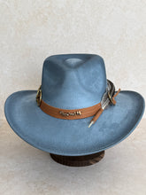 Load image into Gallery viewer, Faux suede |sky blue
