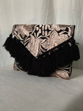 Load image into Gallery viewer, Embroidered Clutch - Black/Gold
