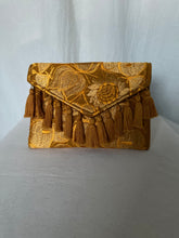 Load image into Gallery viewer, Embroidered Clutch - Mustard
