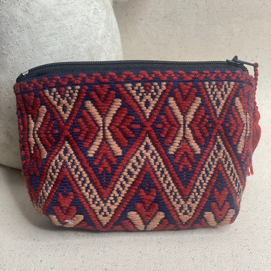 Handwoven coin purse