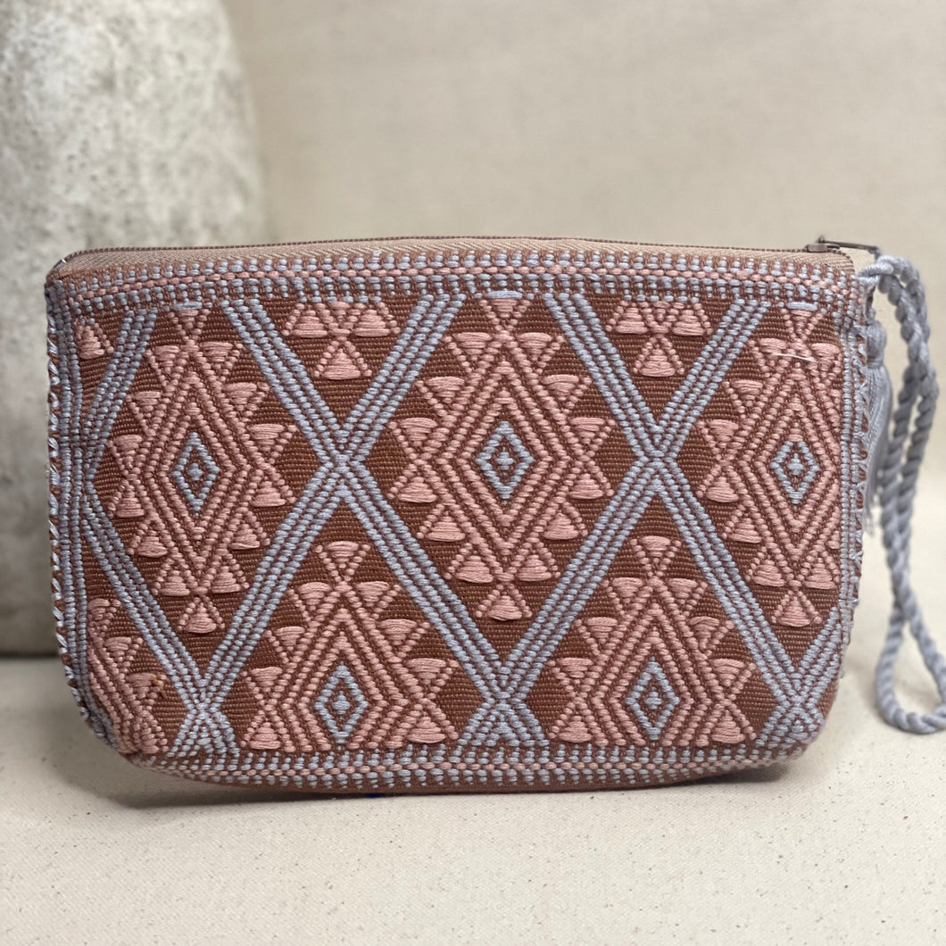 Handwoven cosmetic bag